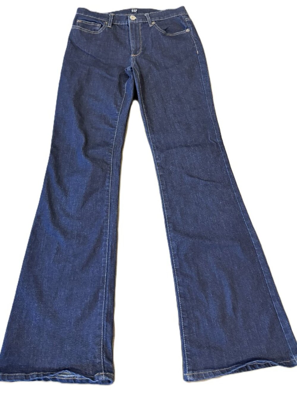 GAP Women’s Perfect Boot Dark Wash Denim Jeans Size 28R